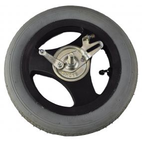 Wheelchair / Mobility Aid Castor Wheel Pneumatic - 310x50mm (Drum Brake Right)