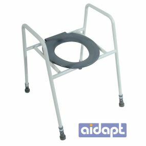 Skandia Raised Toilet Seat and Frame with Clip on Seat