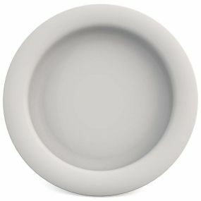Ornamin Plate With Sloped Base - 26cm - White