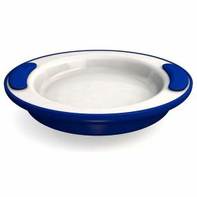 Ornamin Keep Warm Plate - 25.5cm - Blue & White