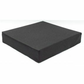Invacare Standard Foam Smooth Fabric Wheelchair Cushion - Black (16x16x2