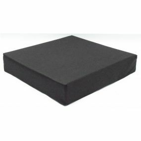 Invacare Standard Foam Smooth Fabric Wheelchair Cushion - Black (18x16x2