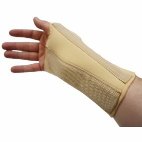 Basic Wrist Brace With Thumb Spica - Right Medium (Beige)