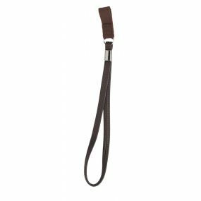 Cane & Stick Wrist Strap - Brown Leather