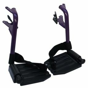 Escape Lite Wheelchair - Transit - Purple - Replacement Footrests