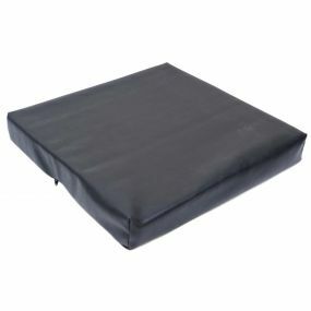 Vinyl Wheelchair Cushion - Black (16x15x2