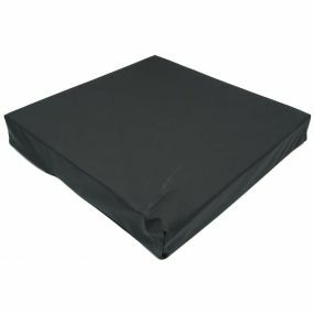 Harley Layered Memory Foam Waterproof Cover Cushion - Black (17x17x2