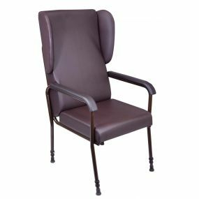 Adjustable High Back Chair - With Padded Arms and Wings