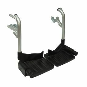 M Brand D Lite - Replacement Footrests Silver - (Pair)