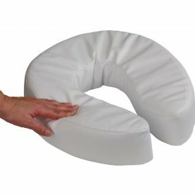 Padded Raised Toilet Seat With Straps - 10cm (4