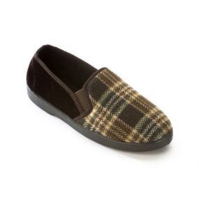 Slippers - Peter Size 9 (Brown)