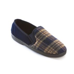 Slippers - Peter Size 10 (Navy)
