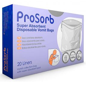 Absorbent Disposable Vomit Bags - Pack of 20