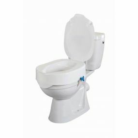Rehotec Super Heavy Duty Raised Toilet Seat With Lid - (7cm)