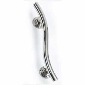 Spa Stainless Steel Grab Rail - Curved (480mm)