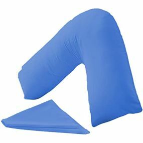 Orthapedic V Shaped Pillow - Spare Pillowcase (Blue)
