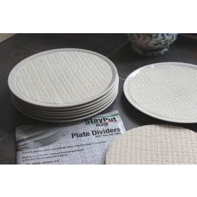 STAYPUT PLATE DIVIDERS - 18.5 X 18.5CM - WHITE