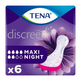 Tena Discreet Maxi Night Incontinence Pads - Pack of 10