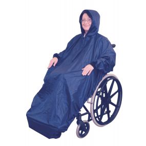 Fleece Lined Wheelchair Mac with Sleeves