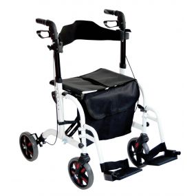 Duo Deluxe Rollator and Transit Chair 