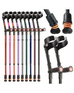 Flexyfoot Double Adjustable Crutches