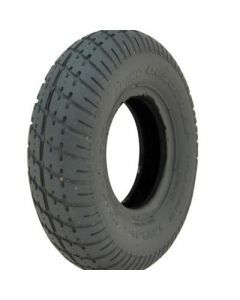 Primo - Pneumatic Black Tyres (Pattern Block C9210 Round Type) - 280/250 x 4