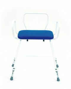 Bariatric Perching Stool with Arms and Back