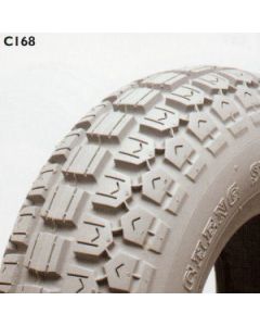 Grey Block Tyre C168 - 410/350x6