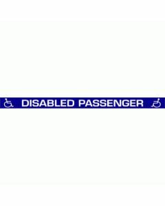 Large Disabled Passenger - Car Sticker 39
