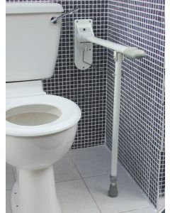 Toilet Support Rail With Leg