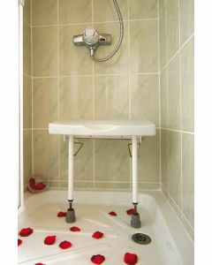 Drop Down Shower Seat with Adjustable Legs