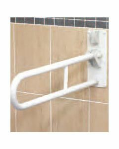 Fold Up Double Support Rail - White