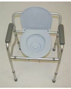 Folding Commode Chair and Toilet Surround