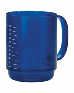 Large Handle Round Mug - Dark Blue