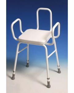 Standard Perching Stool - With Steel Arms & Back