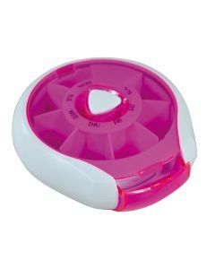 Compact Weekly Pill Box - Pink