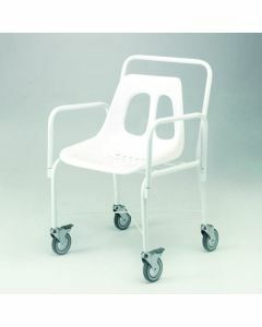 Standard Mobile Shower Chair With Detachable Arms (2 Brakes)