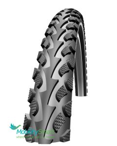Schwalbe - Landcruiser Wheelchair Tyres - Size: 24 X 1.90/2.00 (50-507)