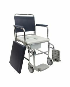 Wheeled Commode Chair - Narrow