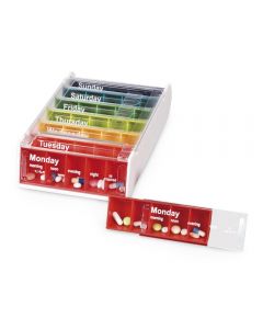 Anabox Weekly Pill Box - Rainbow