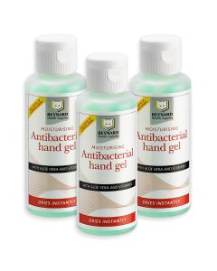 Antibacterial Hand Gel Bottle - 60ml - Triple Pack