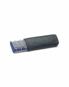 Blue Badge Everyday Pill Box With Navy Leather Sleeve