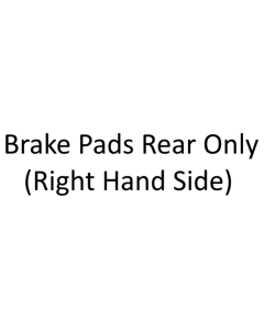 Royale Brake Pads Rear Only (Right Hand Side)
