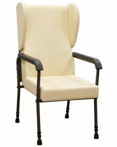 High Back Chair - Cream