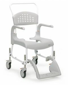 Etac Clean Mobile Shower / Commode Chair - Height Adjustable - Attendant