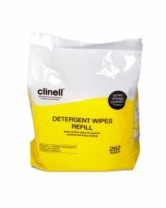 Clinell Detergent Wipes - Bucket of 260 Refill