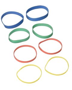 Colour Coded Latex Free Rubber Bands 