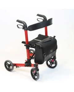 Easy Compact Rollator - Red