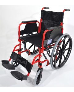 Deluxe Self Propelled Steel Wheelchair 