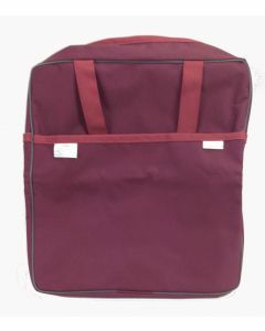 Deluxe Wheelchair Bag With Zipper Fastenings - Burgundy